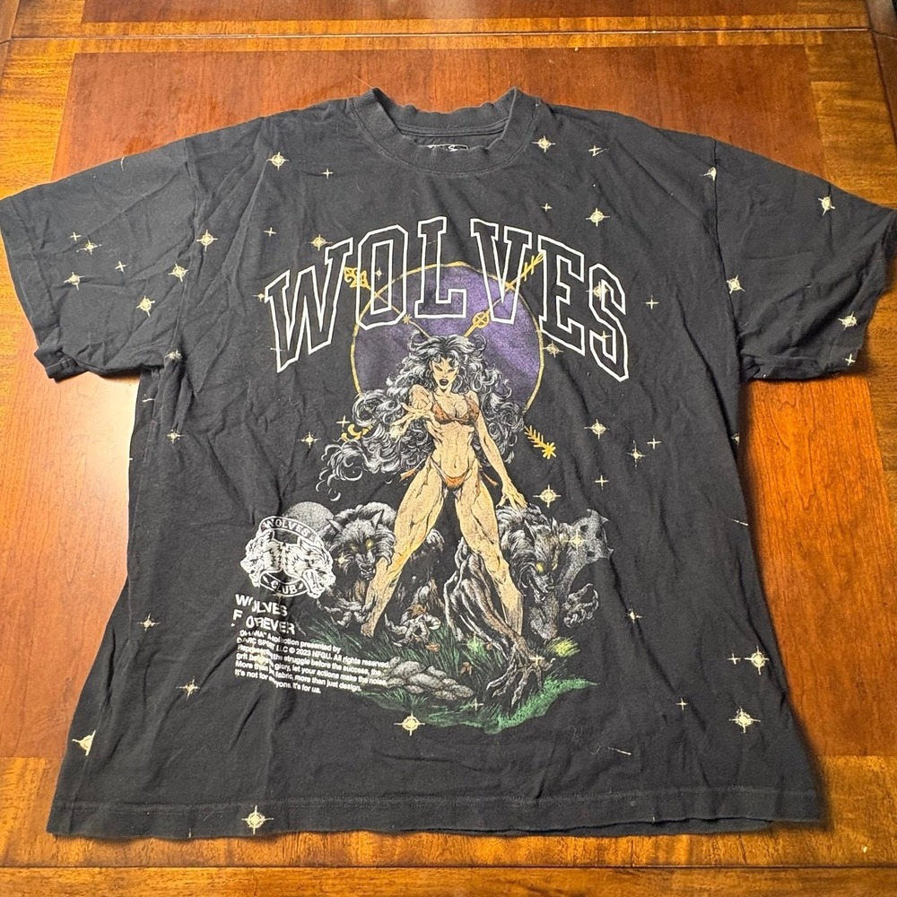 Darc Sport Wolves Premium Vintage Collection Graphic T-Shirt XL 360/1000